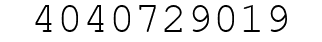 Number 4040729019.