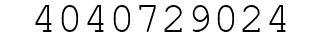 Number 4040729024.