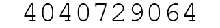 Number 4040729064.