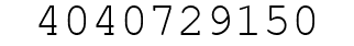 Number 4040729150.