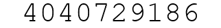 Number 4040729186.