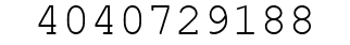 Number 4040729188.