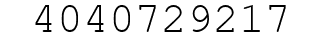 Number 4040729217.