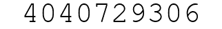 Number 4040729306.