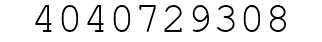 Number 4040729308.