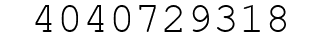 Number 4040729318.