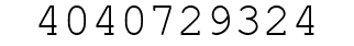 Number 4040729324.