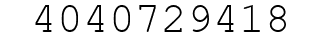 Number 4040729418.