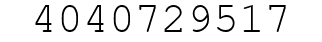 Number 4040729517.