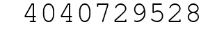 Number 4040729528.