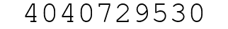 Number 4040729530.