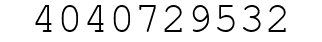 Number 4040729532.