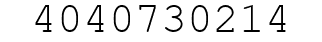 Number 4040730214.