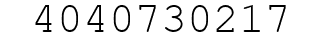 Number 4040730217.