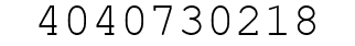 Number 4040730218.