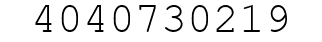 Number 4040730219.