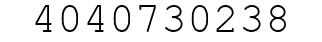 Number 4040730238.