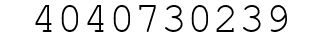 Number 4040730239.