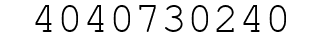 Number 4040730240.
