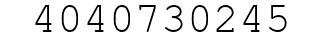 Number 4040730245.