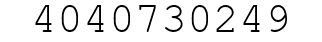 Number 4040730249.
