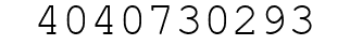 Number 4040730293.