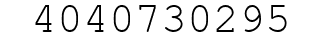 Number 4040730295.