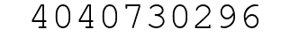 Number 4040730296.