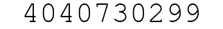 Number 4040730299.