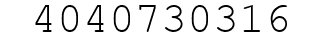 Number 4040730316.