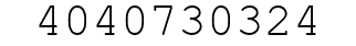Number 4040730324.