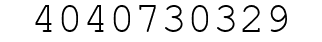 Number 4040730329.