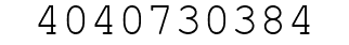 Number 4040730384.