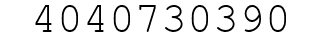 Number 4040730390.