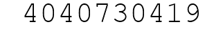 Number 4040730419.
