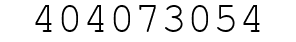 Number 404073054.