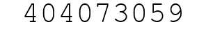 Number 404073059.