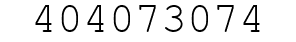 Number 404073074.