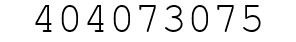 Number 404073075.