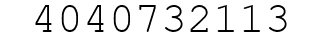 Number 4040732113.
