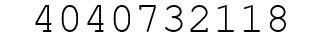 Number 4040732118.