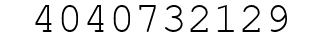 Number 4040732129.