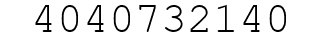 Number 4040732140.