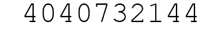 Number 4040732144.