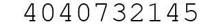 Number 4040732145.