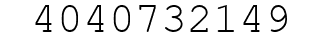 Number 4040732149.