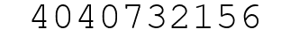 Number 4040732156.