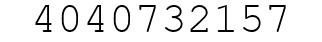 Number 4040732157.