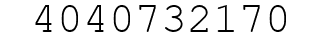 Number 4040732170.