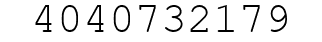 Number 4040732179.